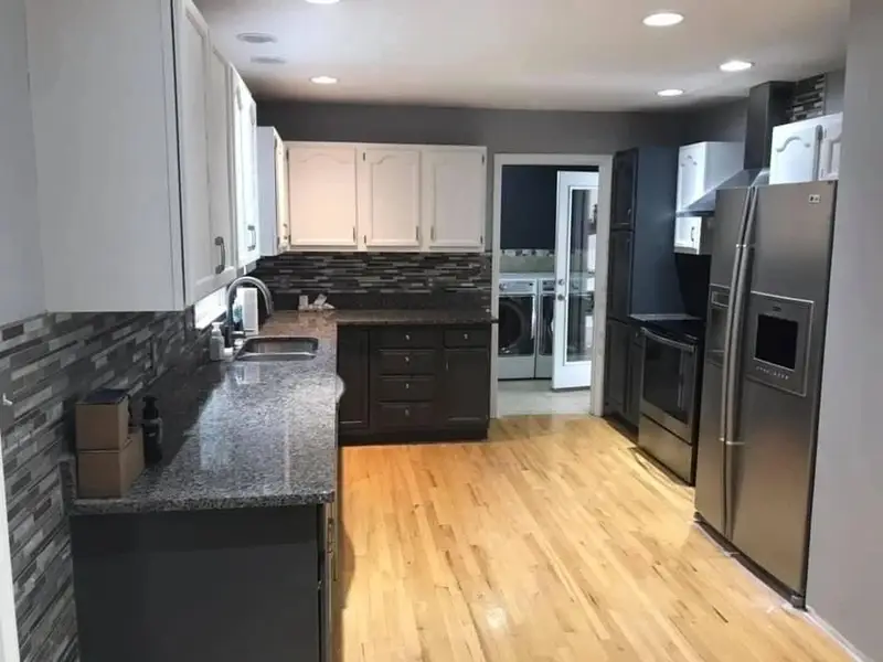 Kitchen remodel · New counters, floor and appliances